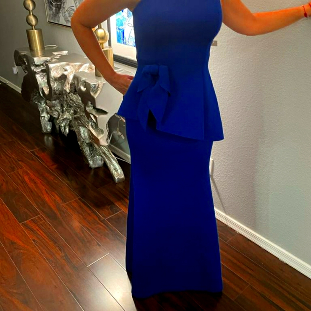 Beautiful blue evening long 👗
